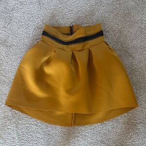 Elegant Gold Women's Skirt